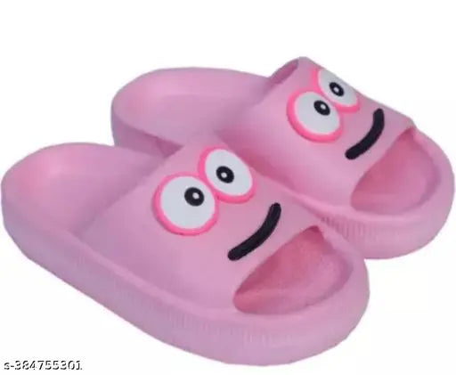 Soft EVA indoor slippers for kids daily use, printed net design in various sizes from 9-12 Months to 7-7.5 Years, originating from India