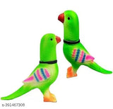 (2 Pcs) Green Parrot Hand Punching Sound Tota for Kids Parrot Toy Green Parrot Hand Punching Sound Tota for Kids Parrot Toy,chu chu sound toy , big size tota set for your babies and decoration purpose for your home, kids sound toy ,kids toy ,toy for kids