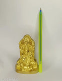 Poly resin Indian Lord Dakshinamurthy statue, 8cm tall, small idol