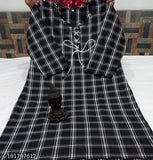 Stylish black and red woolen kurta set of 2 pieces