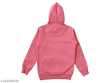 NeuVin Pink Fleece Hoodie for Kid's