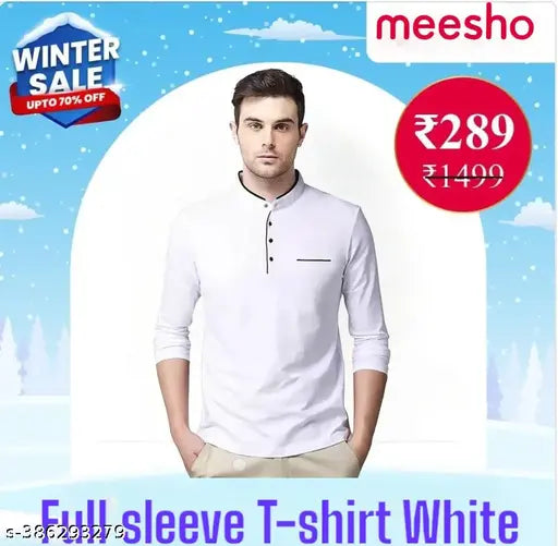 Cotton Lycra blend men's long sleeve solid t-shirt, highly regarded for comfort and durability. Perfect for casual wear, family events, or layering during cooler seasons. Made in India