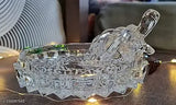 Crystal tortoise Vastu showpiece in white, Indian-made good luck charm for home, shop & office