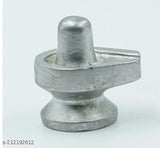Mercury Shivling, metal Shiva linga for puja (2cm x 3cm x 3cm), Indian origin