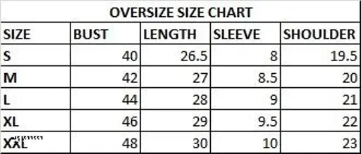 Women's oversized printed cotton t-shirt, black background, available in two sizes, S and M