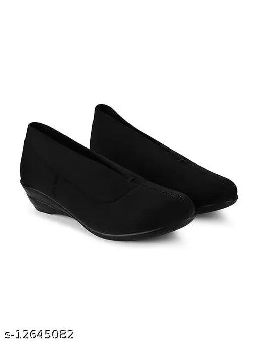 Synthetic solid ballerina flats for women's formal office wear - India