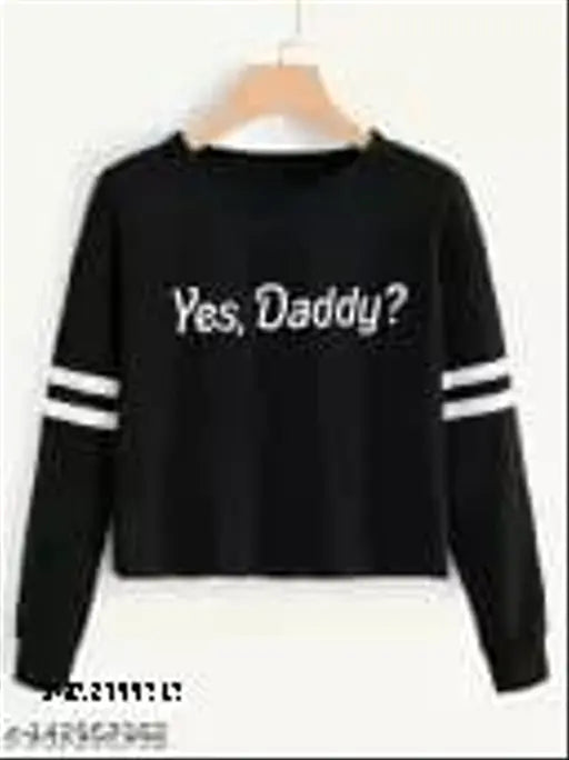 Premium cotton blend stylish long-sleeved t-shirt for women, printed design. Quality checked, 100% Indian origin