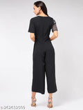 Women's polyester snake print overlap jumpsuit with short sleeves, featuring a unique design that creates a flattering silhouette and bold statement. Size: XS (32/50/30/34), S (34/50/32/36), M (36/50/34/38), XL (40/50/38/42) - India origin