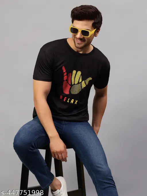 Urbane glamorous men's Dri-Fit printed active t-shirts combo (3pcs). Polyester, short sleeves, vibrant prints. Ideal for workouts or lounging. Made in India