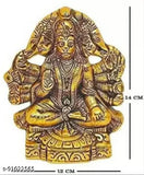 Navy blue metal Panchmukhi Hanuman ji Murti/Panchmukhi Bajrangbali Murti Wall Hanging - Indian decorative showpiece for home or table