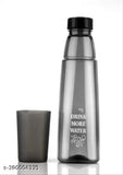 Transparent milk glass-like plastic water spray bottle, multicolor and leak-proof, multipack for jugs and glasses
