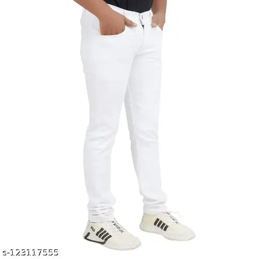 Denim men's pants, solid color from Heaven Creation, size 28/30/32, Indian origin