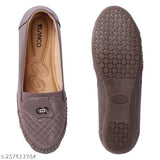 Synthetic leather bellies for women and girls, perforated design, trendy ethnic fashionable footwear