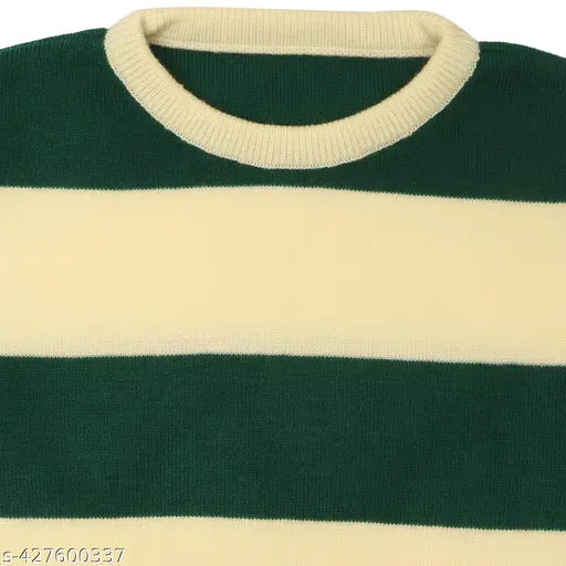 Colorblocked acrylic sweater for kids (2-3 yrs to 7-8 yrs), made in India
