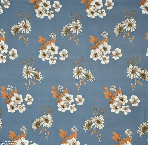 All corner elastic fitted double full size cotton bedsheet, floral print, 72x78x8 inches drop, includes 2 pillow covers - perfect for summer