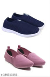 Indian-made, high-quality mesh loafers for women - embellished, comfortable, and skin-friendly slippers