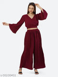 Sleeveless crepe jumpsuit by Avyanna, solid net, women's fashion, L (40in bust, 50in length, 38in waist), India