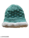 Multicolored knitted women's beanie, set of 2 pack
