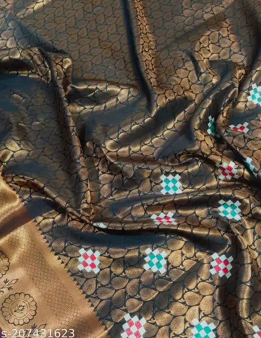 Pasapalli Resham Embroidery saree, JR Casual Wear in net fabric with zari woven pattern, Indian crafted gift for special occasions