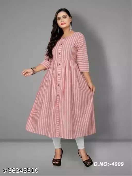 Ladylaaz new chex kurti, salwar kameez with flared sleeves