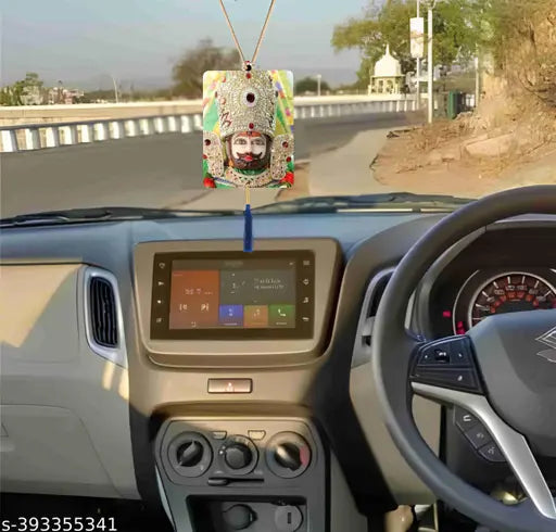 Indian handcrafted Khatu Shyam Ji car dashboard decorative showpiece for religious home décor