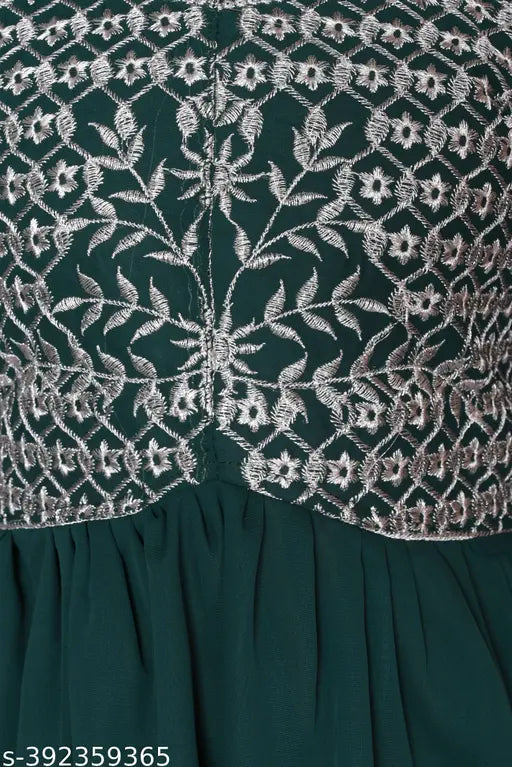 Embroidered cotton silk TOP & BOTTOM SET palazzos for kids aged 4-11, Indian fancy dresses on display