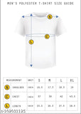 Black and blue printed men's t-shirt, polyester, short sleeves, monochromatic design, casual wear, Inkjam brand