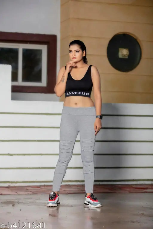 Cotton blend women's print jeggings pack of 3 (Size: 26-36), comfortable and lightweight slim fit for t-shirt tops