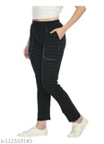 Women's cotton printed lower pyjama track pants, pack of 2