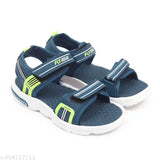 Black and green flyasia brand kids' sandals lightweight design