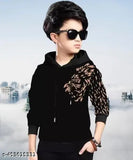 Kids Boys Hooded neck Pure Cotton Printed Regular Fitted T Shirt