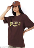 Feminine print round neck oversized T-shirt combo pack for women, also available in plus size