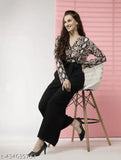 New Women's printed maxi jumpsuit, stretchy Lycra with long sleeves, casual to formal occasion wear, 95% polyester, 5% spandex