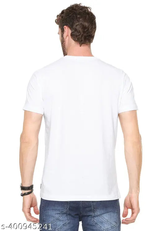 White polyester cricket t-shirt with Virat Kohli, Dhoni, and Rohit print for boys, round neck style
