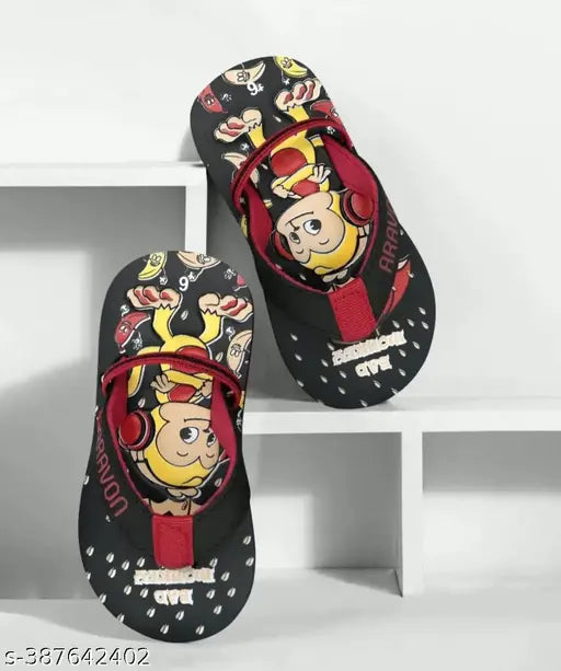 Multi-colored EVA slippers for boys, kids footwear. Comfortable, anti-slip, trending designs in sizes 9-2.5 years