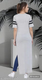 Cotton blend printed kurti, short sleeves, vibrant Indian pattern, XS to XL sizes for daily wear