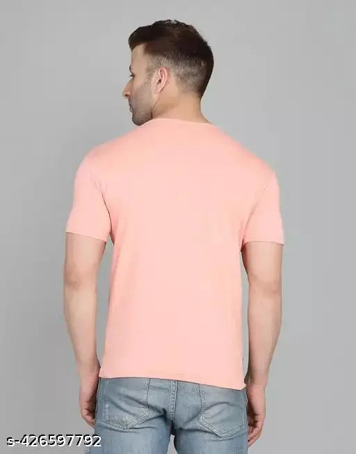 Short sleeves nylon 3Patti round neck t-shirts, pack of 4 in stylish vertical stripe pattern - India origin
