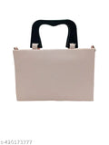 Black and beige sling bag with shoulder strap, multiple pockets and card slots, suitable for daily use