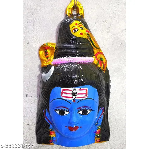 Metal Shiva Parvathi Face idols, Narayana Murti(Vishnu) & Lakshmi Devi for pooja or Kalyanam, Indian handcrafted god figures for home decor