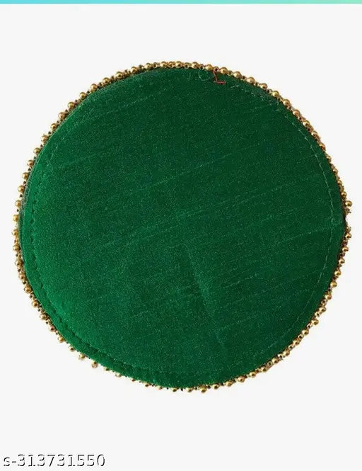 Green velvet clutch potli