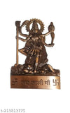 Metal Kali Maa idols, Indian devotional art for home or car table (10x6 cm)