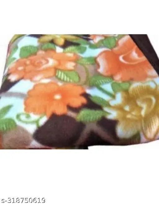Alluring baby fleece single blanket, soft & durable yarn, lightweight for winter/summer use, extra-long life, free size (86x56in), made in India