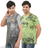 Polyester SHAUN Men's T-Shirt, short sleeves, printed design, available in various sizes from S to 9XL, fashionable Indian brand