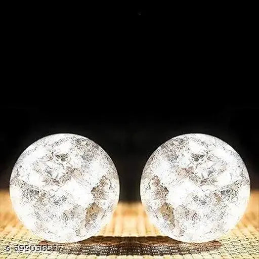 Ceramic crystal glass ball fountains, 5cm each, modern home decor from India