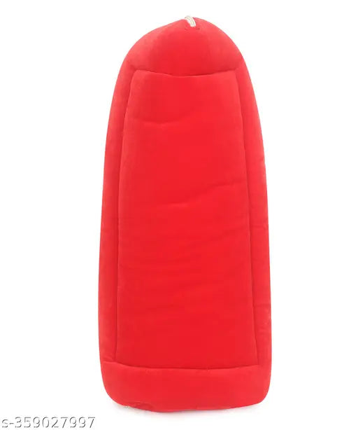 Velvet unisex baby sleeping bed, cotton newborn bassinet for co-sleeping & carrying, printed net design (0-3 months)