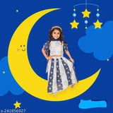 Cotton Mahima Lehenga Choli set with dupatta, Indian fashion for 12-6 years old girls in vibrant colors