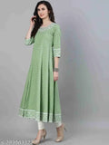 Women's formal green kameez with embellishments