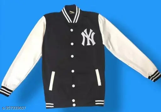 Fleece unisex winter warm jacket, solid color, perfect for cold weather, made in India