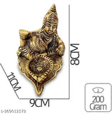 Metal Kuber Deepak Oil Lamp with Diya, 9cm x 10.5cm, 200 grams
