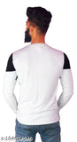 Indian-made, long sleeve cotton blend t-shirt with printed net pattern, refreshing bio wash polycotton for all seasons